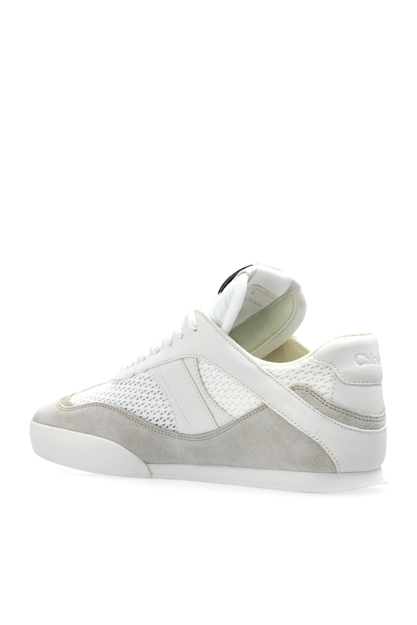 スニーカー Chloe Dove Grey Suede Chloa Kick Sneakers CHLOÉ | Chloe Kick Leather Sneakers | Women | Lane Crawford